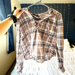 Rue21 Sweaters - Flannel Hoodie/shirt Rue21 Sweaters - Flannel Hoodie/shirt